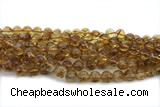 CITR07 15 inches 10mm round citrine gemstone beads