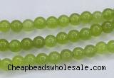 CKA03 15.5 inches 6mm round Korean jade gemstone beads