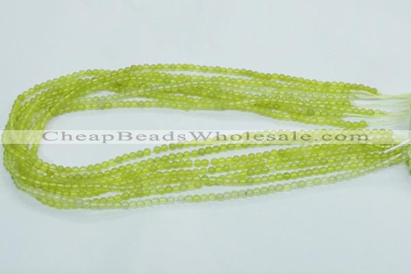 CKA101 15.5 inches 4mm round Korean jade gemstone beads