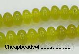 CKA11 15.5 inches 6*10mm rondelle Korean jade gemstone beads