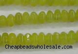 CKA12 15.5 inches 5*8mm rondelle Korean jade gemstone beads