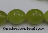 CKA210 15.5 inches 15*20mm egg-shaped Korean jade gemstone beads