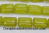 CKA261 15.5 inches 12*16mm rectangle Korean jade gemstone beads