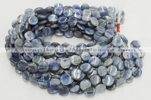 CKC01 16 inches 18mm flat round natural kyanite beads wholesale