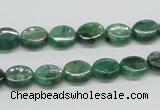 CKC110 16 inches 8*10mm oval natural green kyanite beads wholesale