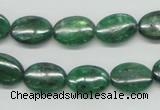 CKC112 16 inches 10*14mm oval natural green kyanite beads wholesale