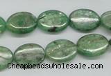 CKC113 16 inches 12*16mm oval natural green kyanite beads wholesale