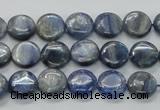 CKC202 15.5 inches 10mm flat round natural kyanite beads wholesale