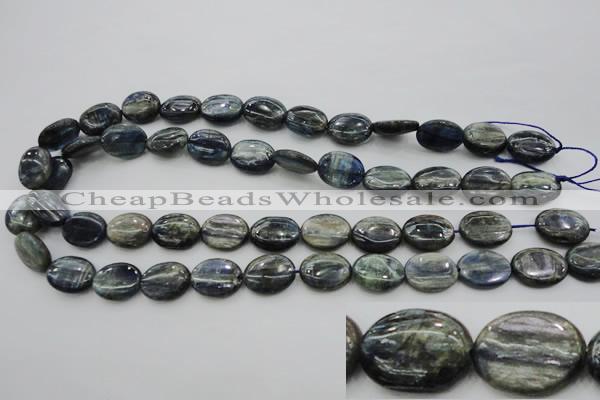 CKC228 15.5 inches 12*16mm oval natural kyanite beads wholesale