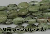 CKC270 15.5 inches 8*12mm oval natural green kyanite beads