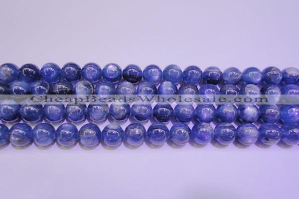 CKC405 15.5 inches 9.5mm round A grade natural blue kyanite beads