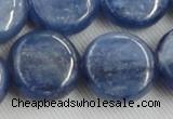 CKC517 15.5 inches 20mm flat round natural Brazilian kyanite beads