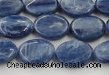 CKC532 15.5 inches 8*10mm oval natural Brazilian kyanite beads