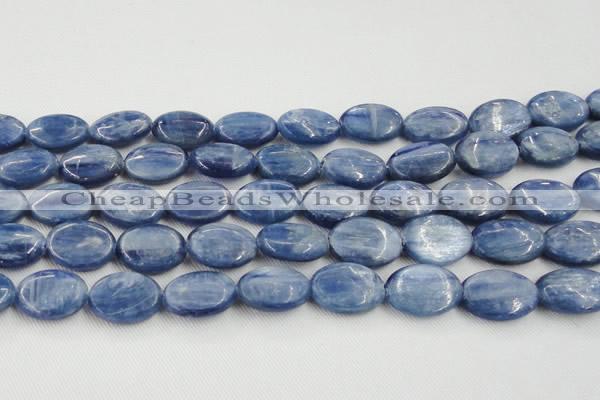 CKC536 15.5 inches 13*18mm oval natural Brazilian kyanite beads