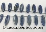 CKC552 Top drilled 10*25mm marquise natural kyanite beads