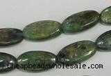 CKC58 15.5 inches 8*14mm oval natural green kyanite beads wholesale