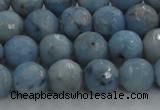 CKC703 15.5 inches 10mm faceted round imitation blue kyanite beads