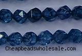 CKC711 15.5 inches 6mm faceted nuggets imitation kyanite beads