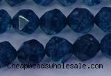 CKC713 15.5 inches 10mm faceted nuggets imitation kyanite beads