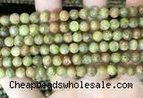 CKC761 15.5 inches 6mm round natural green kyanite beads