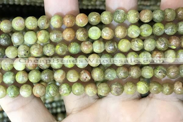 CKC761 15.5 inches 6mm round natural green kyanite beads