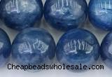 CKC792 15 inches 10mm round blue kyanite beads wholesale