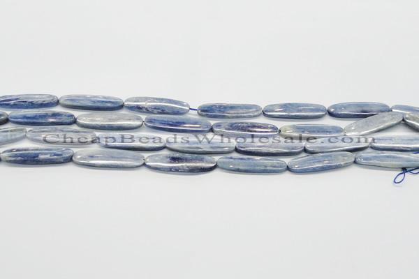 CKC94 15.5 inches 10*35mm oval natural kyanite gemstone beads