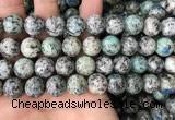 CKJ411 15.5 inches 12mm round k2 jasper beads wholesale