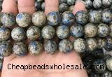 CKJ418 15.5 inches 14mm round k2 jasper beads wholesale