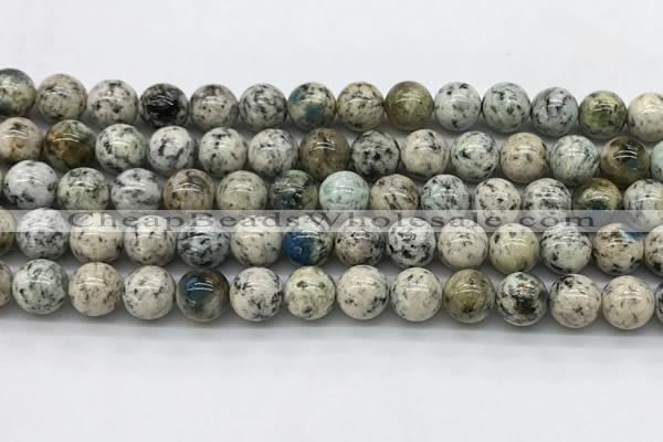 CKJ454 15.5 inches 8mm round natural k2 jasper beads wholesale