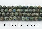 CKJ466 15.5 inches 12mm round natural k2 jasper beads wholesale