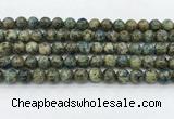 CKJ471 15.5 inches 8mm round natural k2 jasper beads wholesale