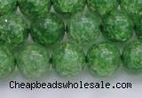 CKQ340 15.5 inches 14mm round dyed crackle quartz beads wholesale