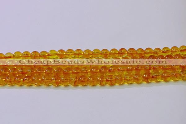 CKQ380 15.5 inches 4mm round dyed crackle quartz beads wholesale