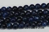 CKU100 15.5 inches 4mm round dyed kunzite beads wholesale