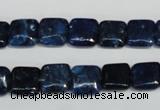 CKU116 15.5 inches 10*10mm square dyed kunzite beads wholesale