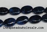 CKU131 15.5 inches 10*14mm oval dyed kunzite beads wholesale