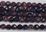 CKU20 15.5 inches 4mm faceted round purple kunzite beads wholesale