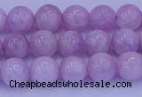 CKU262 15.5 inches 8mm round natural pink kunzite beads