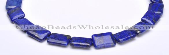 CLA04 15*20mm rectangle deep blue dyed lapis lazuli stone beads