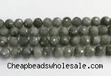 CLB1078 15.5 inches 12mm faceted round labradorite beads