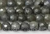 CLB1125 15 inches 6mm faceted round AB-color labradorite beads