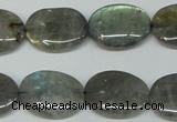 CLB175 15.5 inches 15*20mm oval labradorite gemstone beads