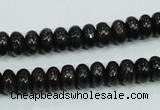 CLB301 15.5 inches 5*8mm rondelle black labradorite gemstone beads