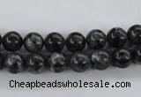 CLB351 15.5 inches 6mm round black labradorite beads wholesale