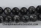 CLB354 15.5 inches 12mm round black labradorite beads wholesale