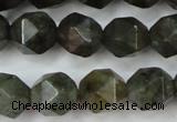 CLB453 15 inches 10mm faceted nuggets labradorite gemstone beads