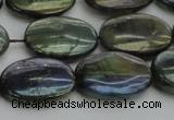 CLB651 15.5 inches 15*20mm oval AB-color labradorite beads