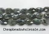 CLB797 18*24mm - 20*25mm faceted octagonal labradorite beads