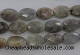 CLB86 15.5 inches 8*12mm faceted oval labradorite beads wholesale